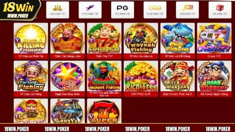 Hàng trăm game hấp dẫn cho hội viên trải nghiệm