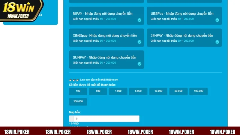 Nạp tiền 18WIN cam kết bảo mật thông tin người chơi trong mọi giao dịch